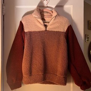 Universal Thread Colorblock Pullover Fleece